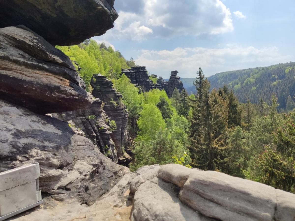 Ferienwohnung Bastei Rosenthal-Bielatal Kültér fotó